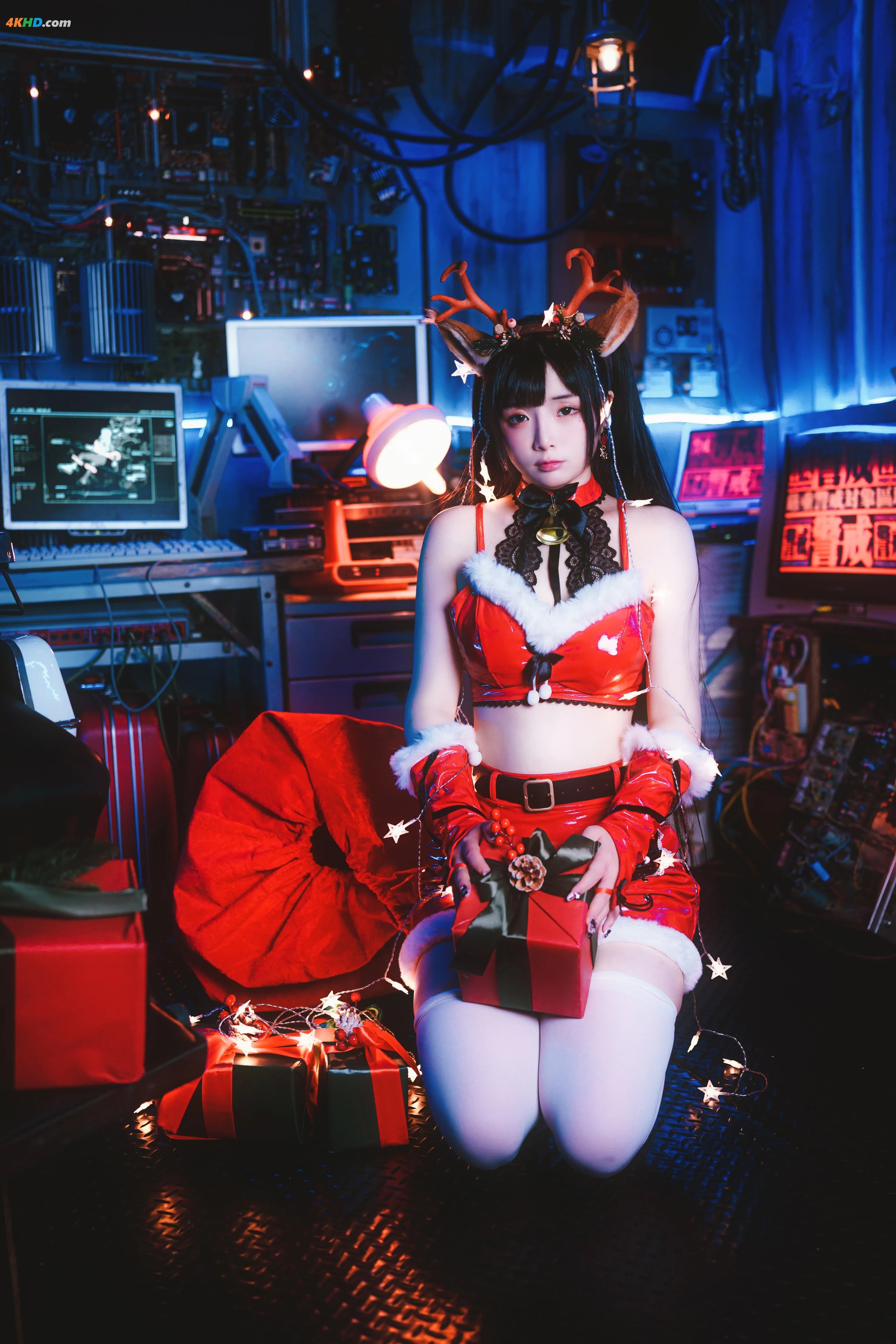 cosplay 落落Raku Dear Deer[ 437MB-63photos]